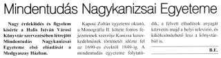 Kanizsa 2008 11 20 039sz 02old - Mindentudás Nagykanizsai Egyeteme.jpg Kanizsa 2008 11 20 039sz 02old - Mindentudás Nagykanizsai Egyeteme.jpg